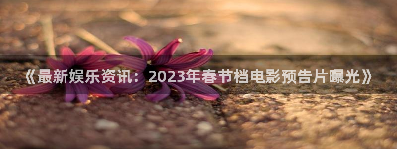 《最新娱乐资讯：2023年春节档电影预告